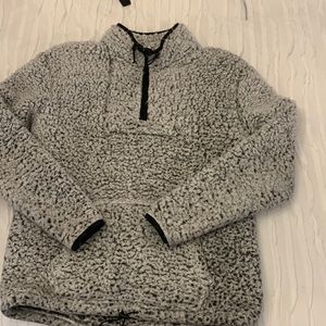 Pink brand gray fleece